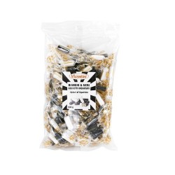 Lakricas konfektes BLACK/WHITE ar mīksto pildījumu 500g 
